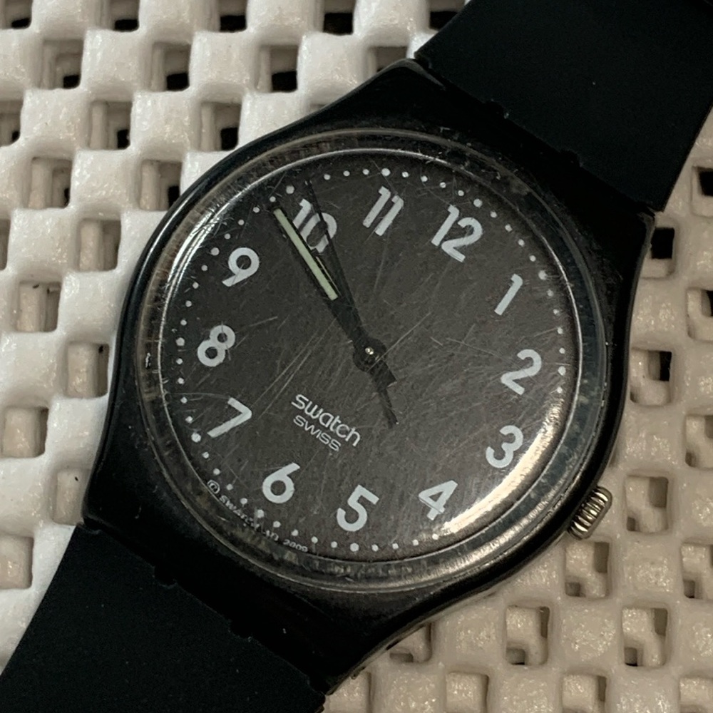 Swatch Watch - GB247 - BLACK SUIT